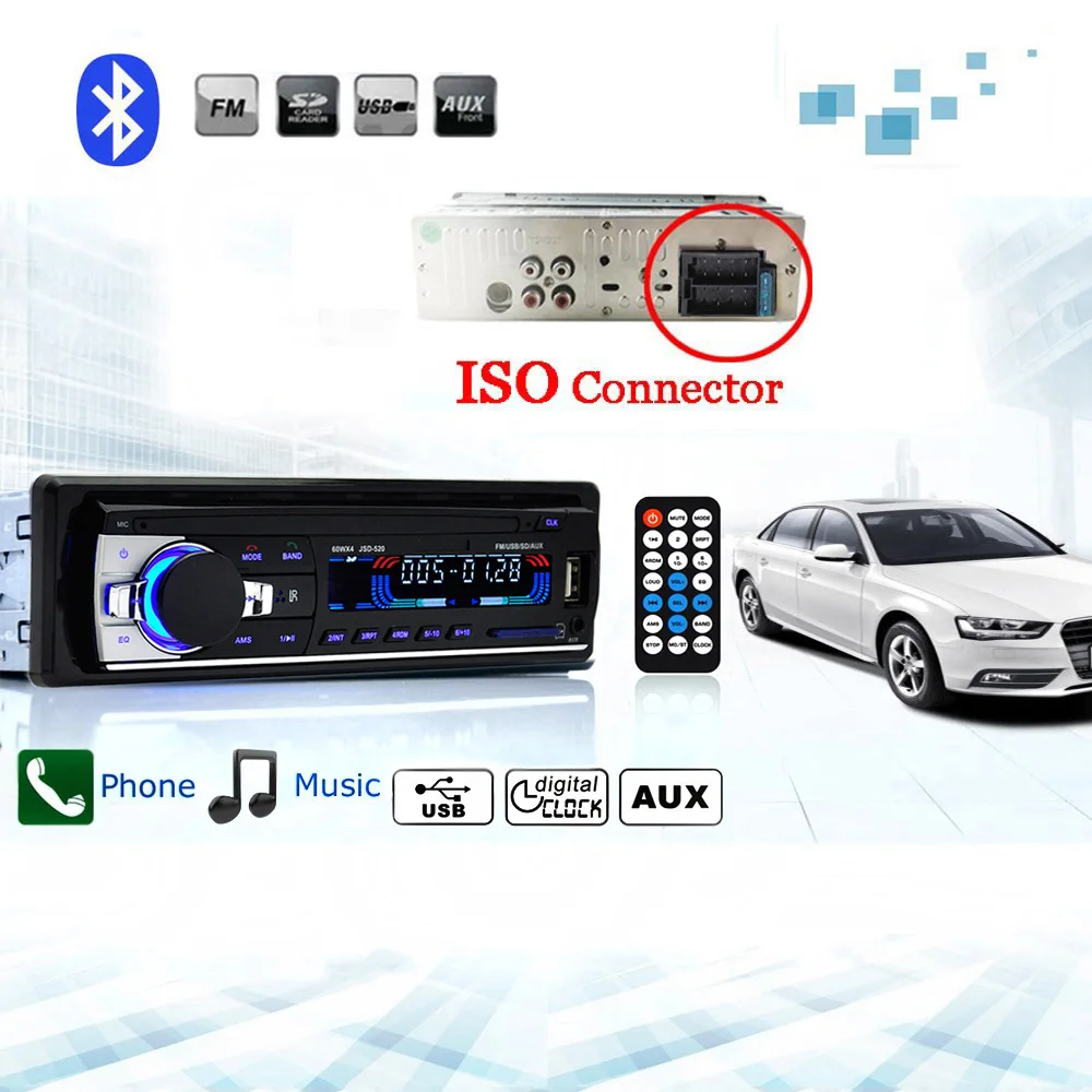 Prix pour Autoradio De Voiture Radio 12 V Bluetooth V2.0 JSD520 Voiture Stéréo Au tableau de bord 1 Din FM Entrée Aux Récepteur SD USB MP3 MMC WMA Voiture Radio Lecteur Prix pour Autoradio De Voiture Radio 12 V Bluetooth V2.0 JSD520 Voiture Stéréo Au tableau de bord 1 Din FM Entrée Aux Récepteur SD USB MP3 MMC WMA Voiture Radio Lecteur