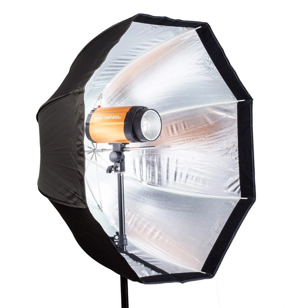 Набор софтбоксов для фотостудии 120 см/4" восьмиугольный Зонт софтбокс рассеиватель Отражатель+ окантовка+ 200 см осветительная стойка+ держатель для вспышки