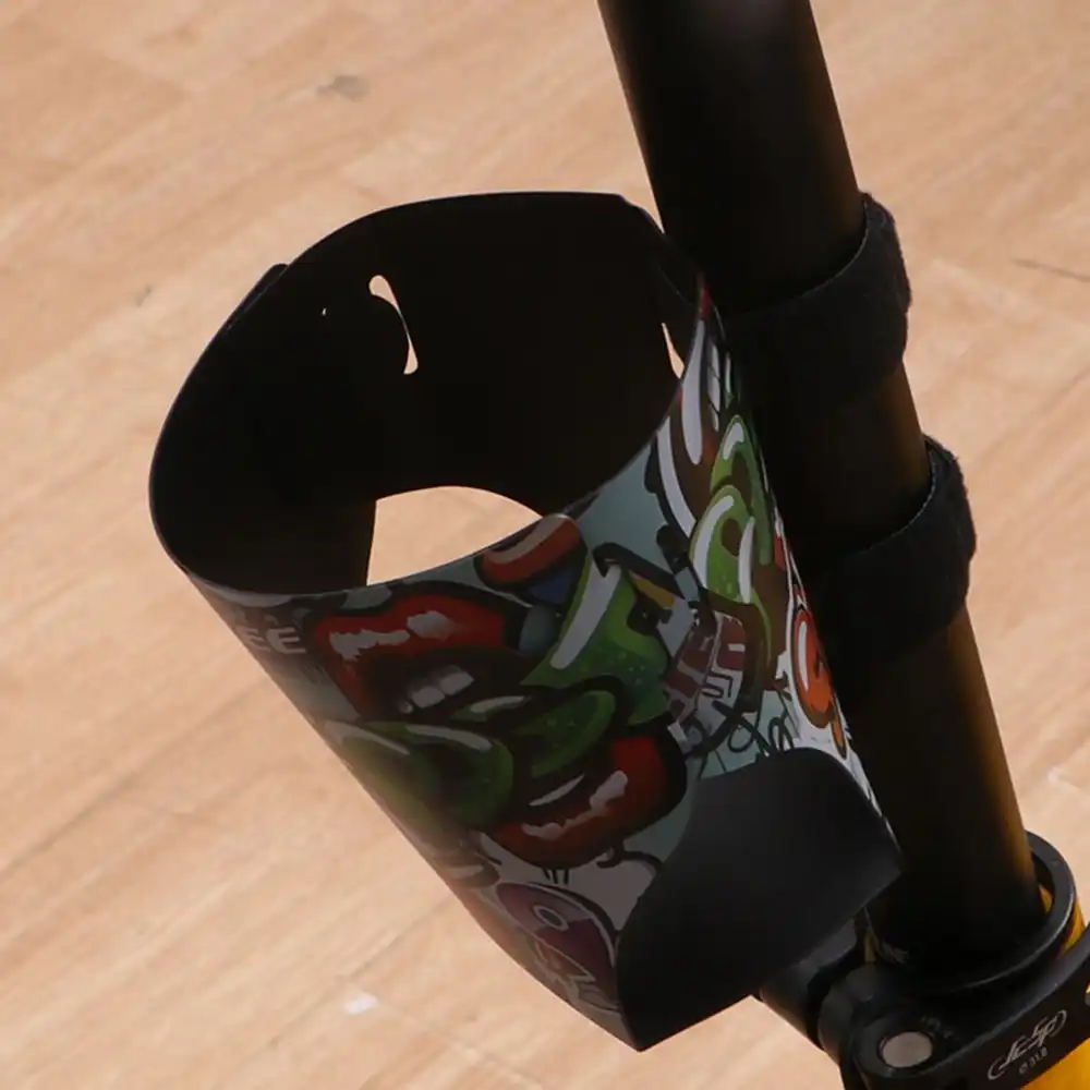 velcro bike water bottle holder