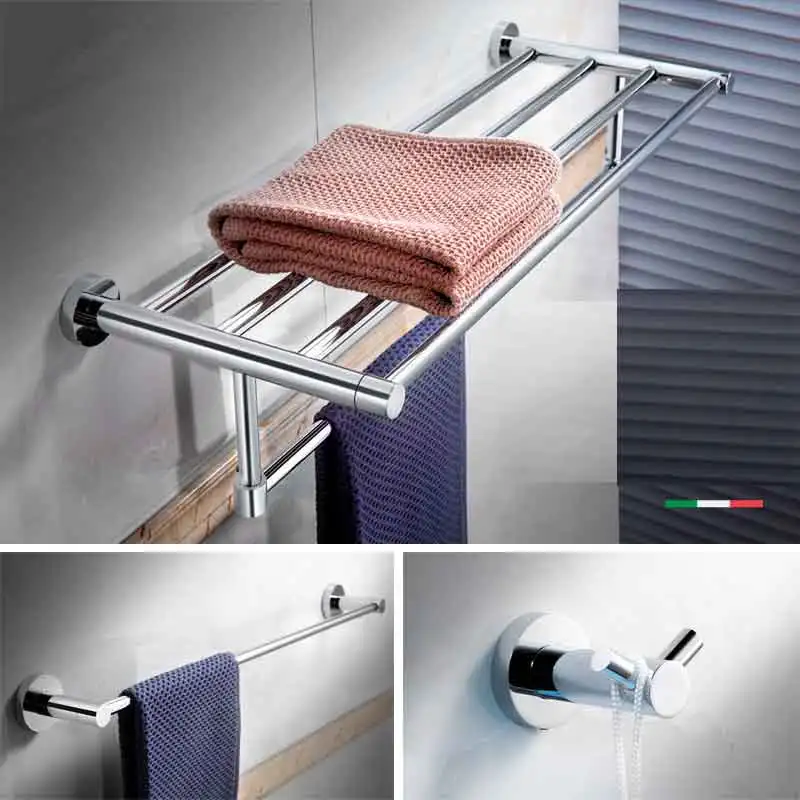 Towel Rack stainless steel 304 bathroom bathroom pendant single-pole double-pole towel bath towel rack