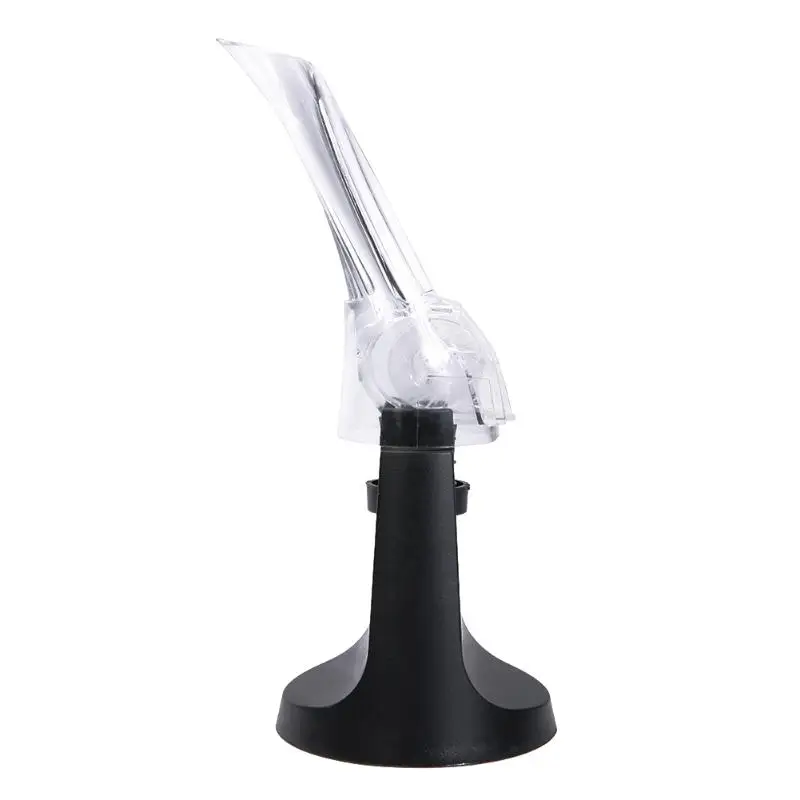 Wine Aerator Pourer Quick Sober Up Aerating Decanter Spout with Base Funnel Pourer Stopper Bar Tools Wine Accessories Wine Aerator Pourer Quick Sober Up Aerating Decanter Spout with Base Funnel Pourer Stopper Bar Tools Wine Accessories