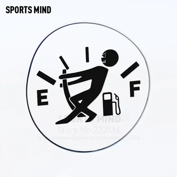 

10 Pieces Sports Mind Funny Car Sticker Pull Fuel Cap HellaFlush Reflective Vinyl Car-Styling For Honda BMW VW Audi Ford Opel
