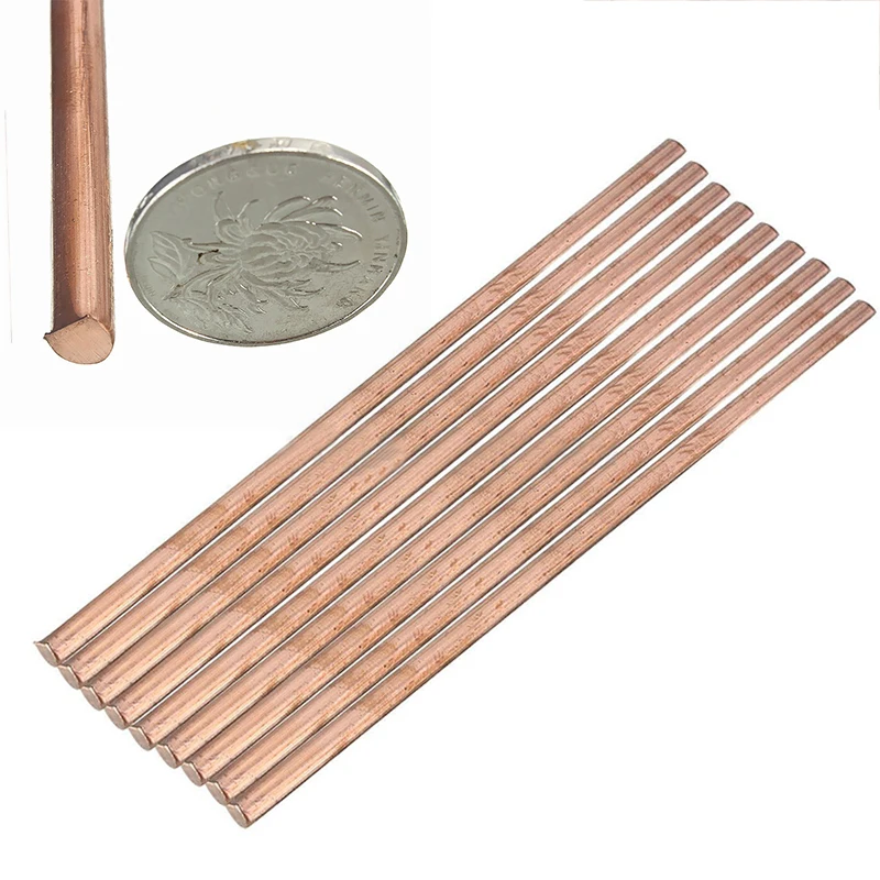 1pcs 99.9% Pure Solid Copper Cu Metal Rod Tube Cylinder Bar Tool 6mm*200mm DIY tools