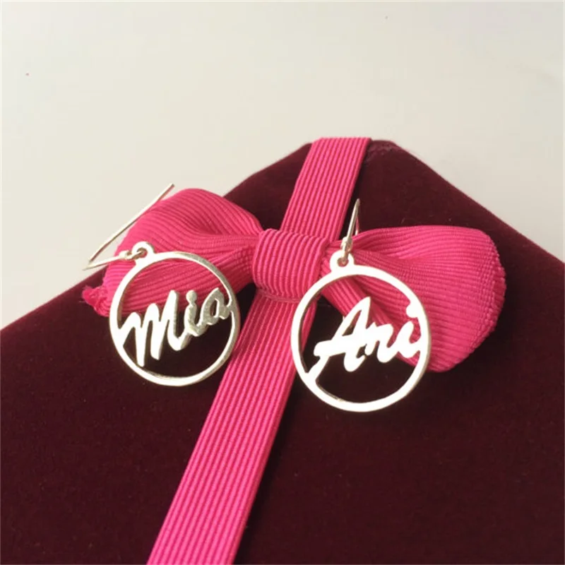 Buy Personalized Name Earrings for Women 925 Sterling