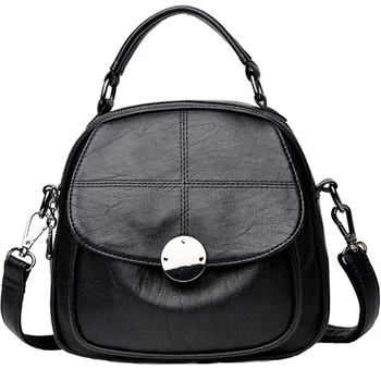 

Fashion Lady Backpack PU Backpack Female Multifunction Shoulder Bag Small Backpack