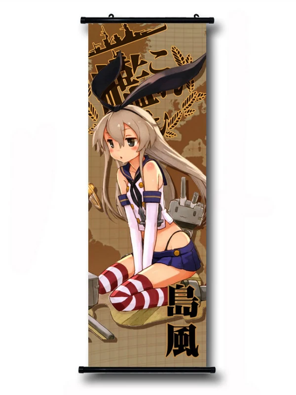 

Home Decor Fleet Collection Anime Shimakaze 150*50CM Wall Scroll Poster #40598