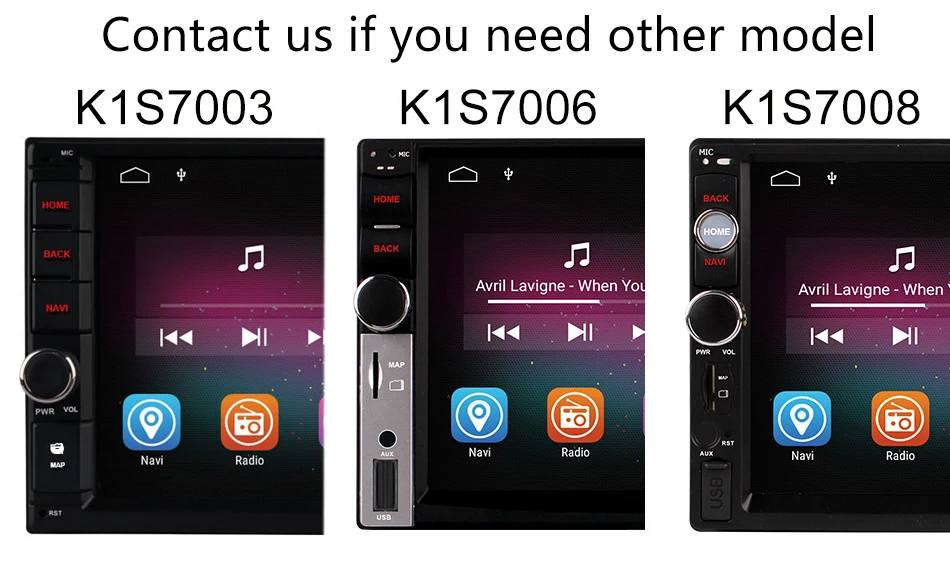 Excellent 2 Din 7" Ultra Slim Android 8.1 Car DVD Radio Player Autoradio GPS Stereo For Nissan Toyota Honda Mazda BYD Kia Universal 2Din 11