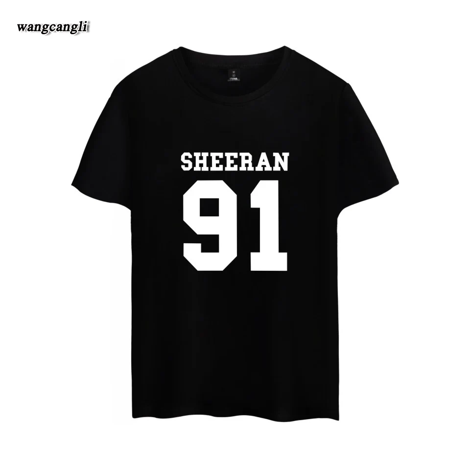 ED Sheeran Music Shirt Summer Short Sleeve Tees Funny T shirt Women