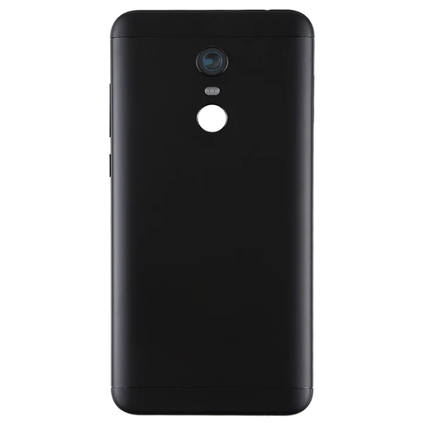 Задняя крышка с объективом камеры и боковыми клавишами для Xiaomi Redmi 5 Plus - Цвет: Черный