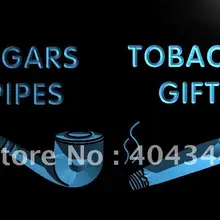 LB732-сигары трубы табак подарки светодиодный неоновый свет знак
