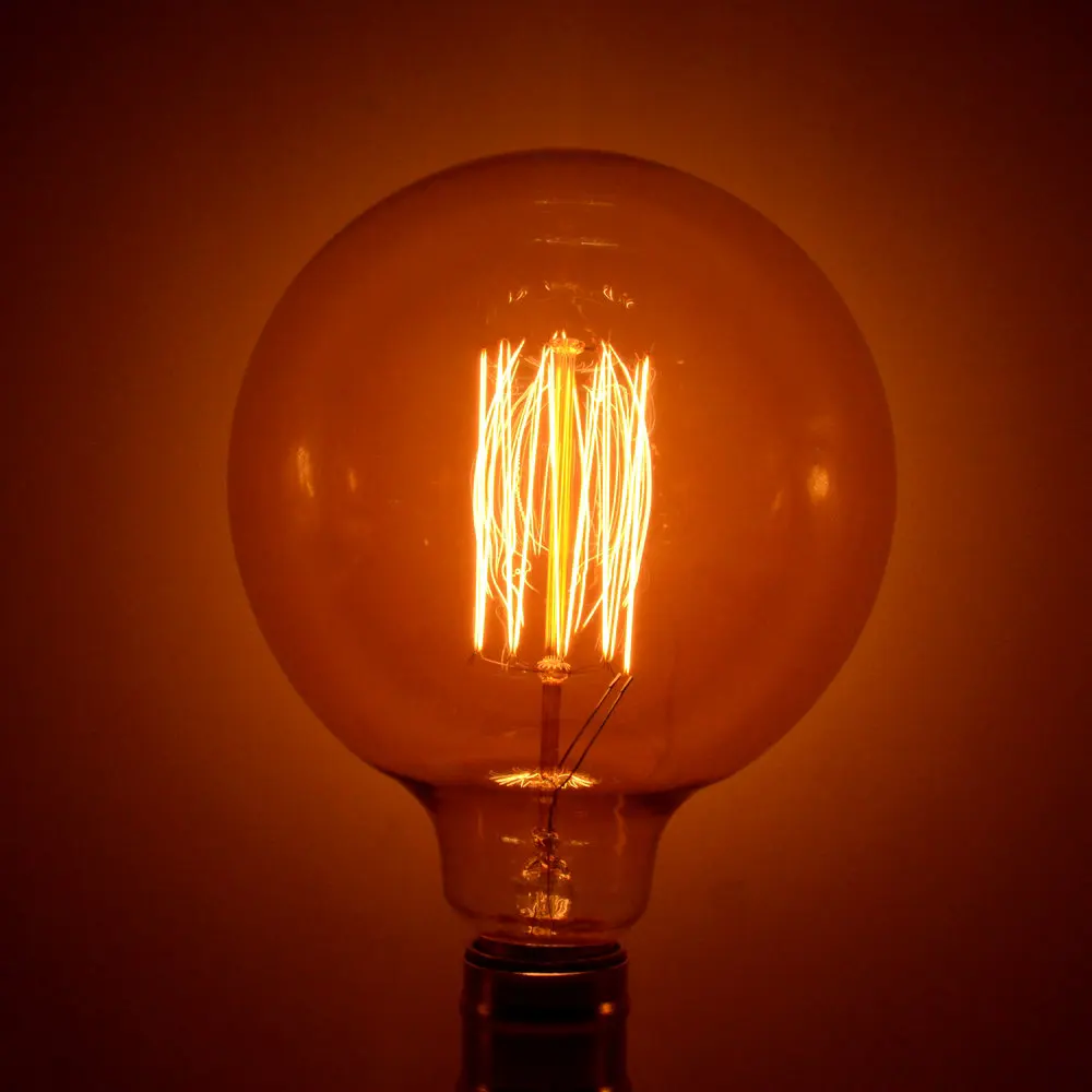 Ретро Винтаж можно использовать энергосберегающую лампу или светодиодную лампочку), 40 Вт/60 Вт 220 V E27 G125 нити ампулы Винтаж Ретро лампа накаливания Эдисона лампа