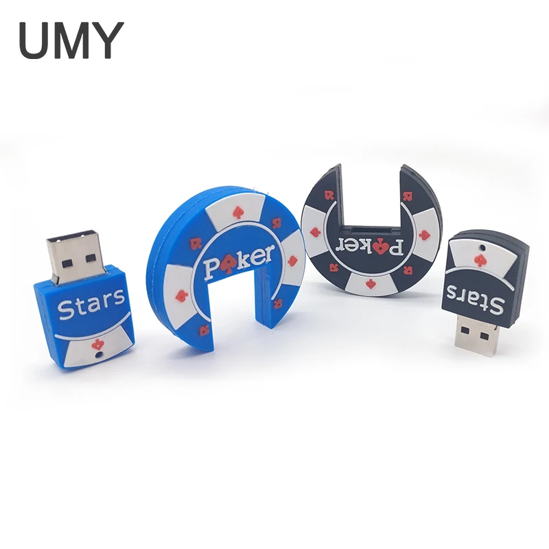

Hot sale usb flash drive poker star pen drive pendrive 4gb 8gb 16gb 32gb bargaining chip memory card usb stick real capacity