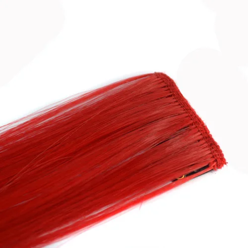 Colorful 1 Piece Funky Streak Clip in Human Hair Extensions Highlight Sliky Hot | Красота и здоровье
