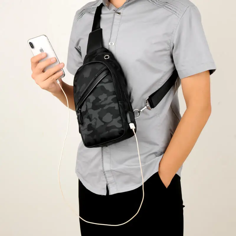 “ Bolsa de Ombro Zipper Bolsa Crossbody Pinshang Mulheres