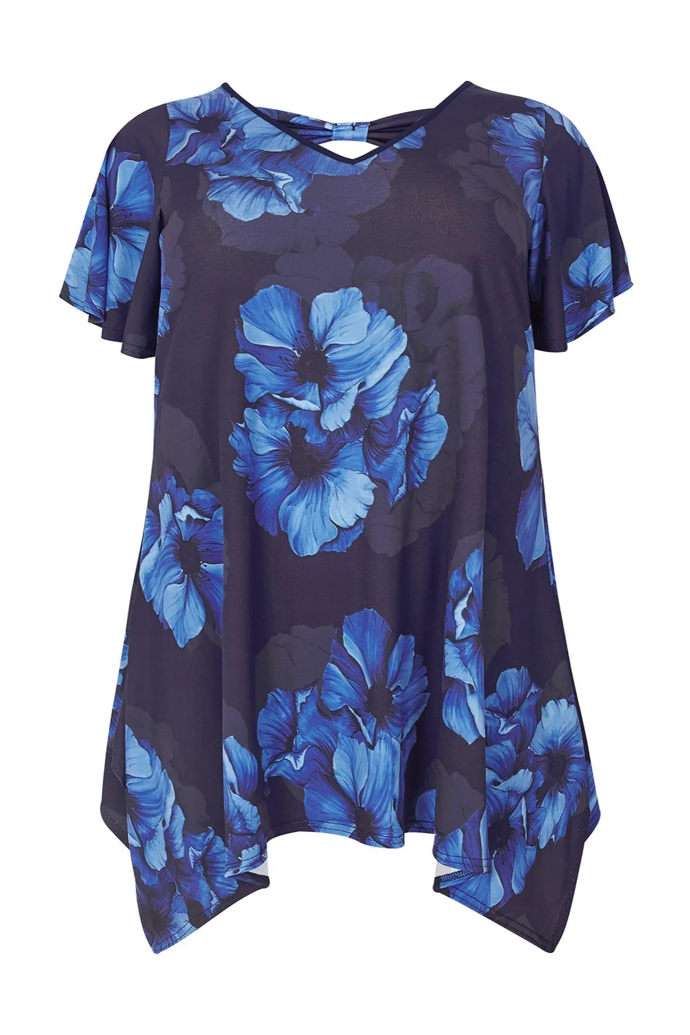 Black-Cobalt-Blue-Floral-Plus-Size-Top-LC251816-5-4