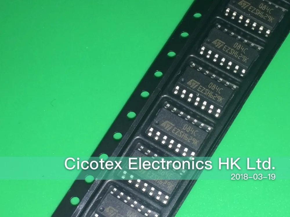 

20pcs/lot TL084CDT 084C SOP-14-3.9mm IC OPAMP JFET 4MHZ 14SOIC TL084CD TL084C
