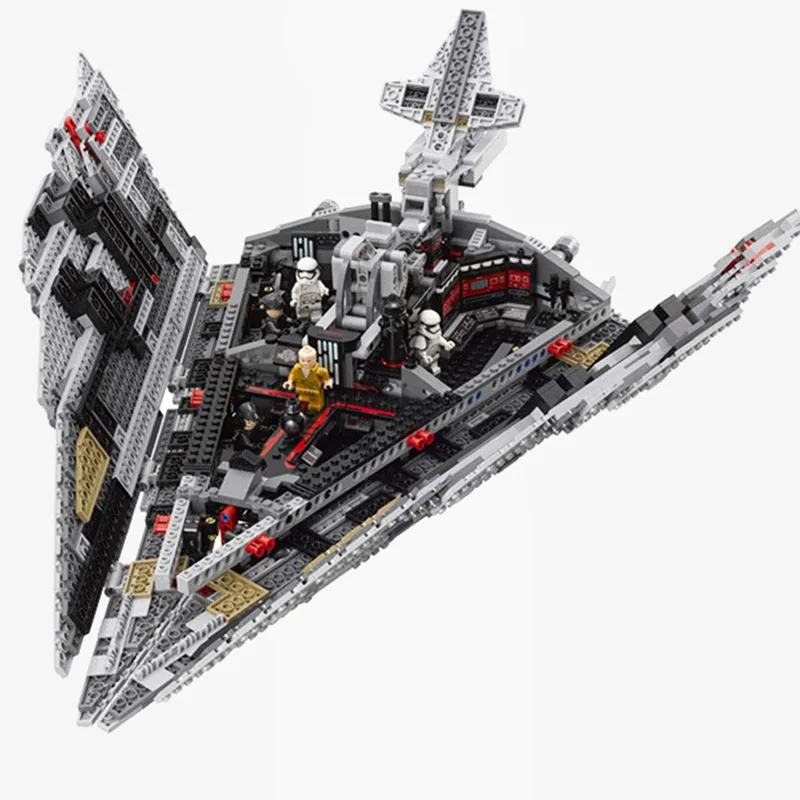

Bela 10900 10908 First Order Star Destroyer Model Building Block Bricks Toys Compatible with Star Wars legoinglys