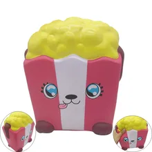 Сжимаемые игрушки мягкое мультяшное восхитительное супер большое картофель фри мягкое ленивое медленно поднимающееся ароматизированное декомпрессионное подарки Детские игрушки L0705
