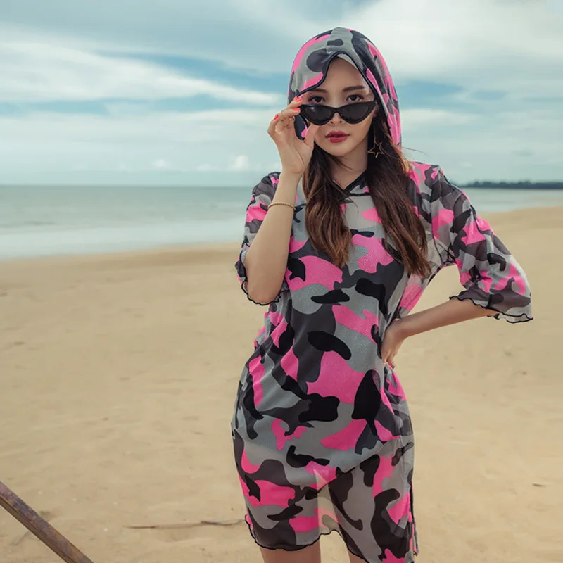 

Women's Swimwear Separate Bathing Suit May Plus Size Female Beach 2019 New Swimsuit Pure Sexy Animal Polyester Sierra Surfer