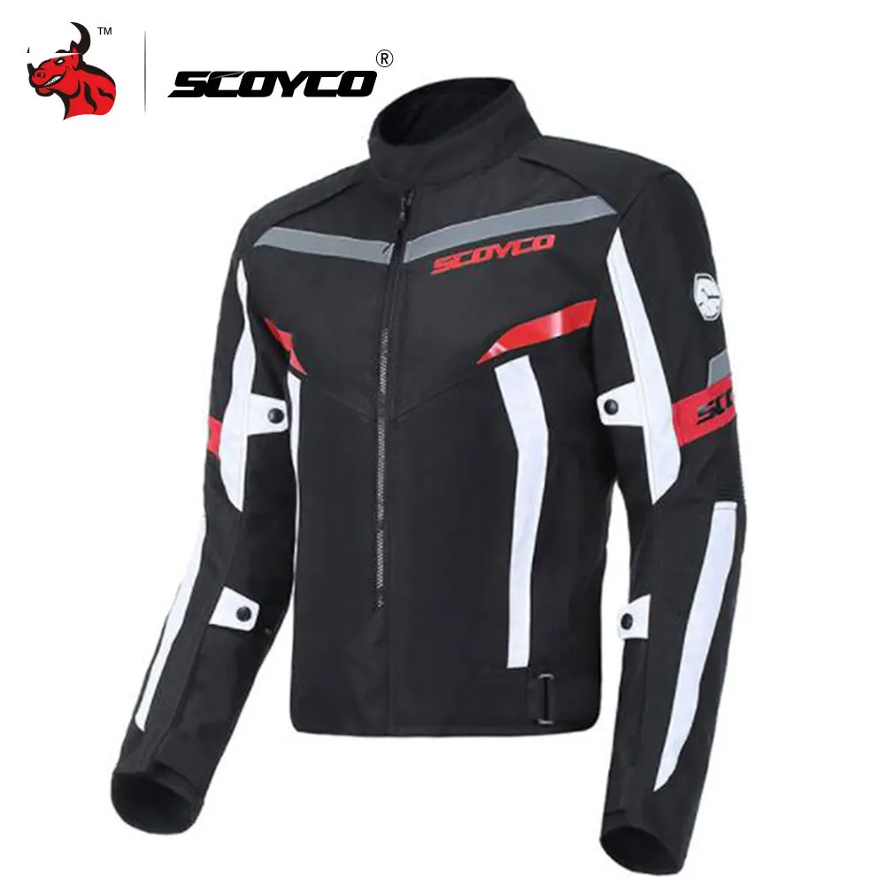 

SCOYCO Motorcycle Jacket Men Moto Jacket Protective Gear Motor Clothing Motorcycle Protection Armor Reflective Motocross Jacket