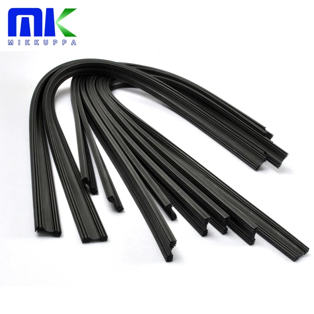 Universal Car Wiper Blade Rubber Refill 20Pcs Natural Silicone Rubber