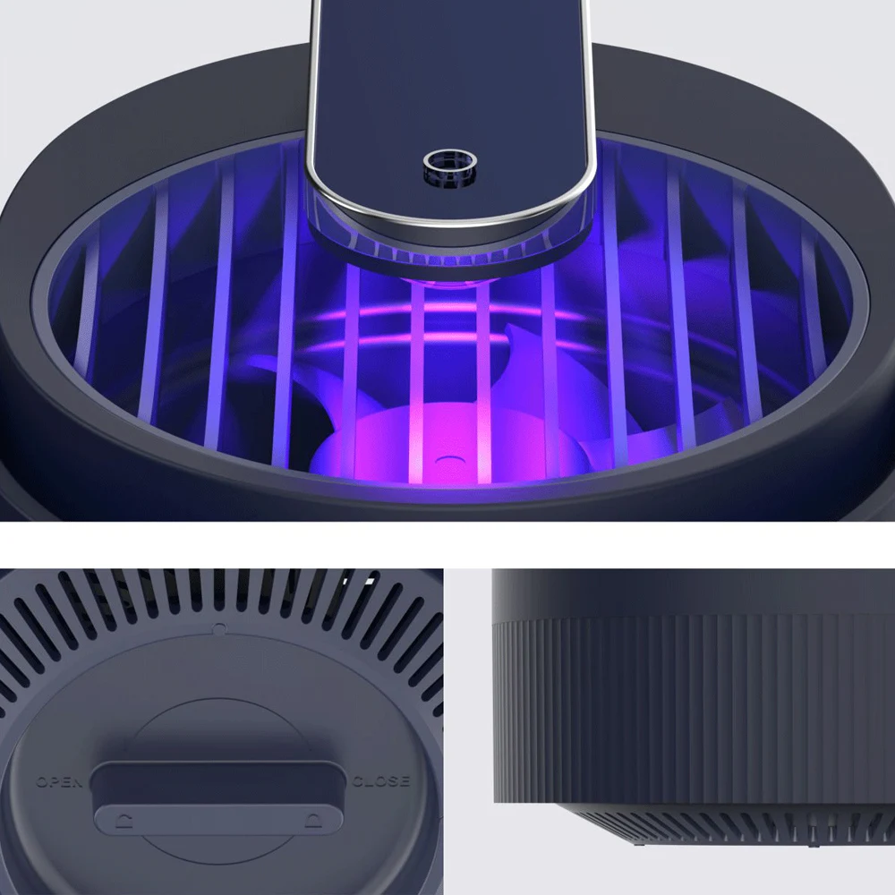 Behogar USB Powered ловушка для насекомых лампа свет насекомых муха Жук уличный фонарь с функцией уничтожения насекомых Catcher для Дома кухни открытый сад внутренний двор