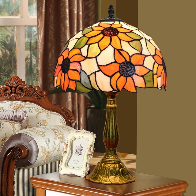 Aliexpress Odiff Past Clic Sunflower Bar Lighting Odiff Past Clic Sunflower Bar Lighting Living Room Dining Bedroom Bedside Children S Stained Gl Desk