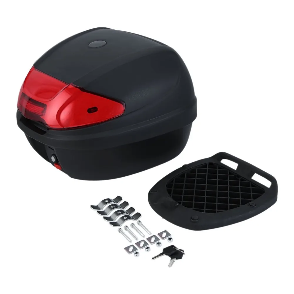 38L Motorcycle Top E Bike Electric Scooter Trunk Helmet Hard Tail Box