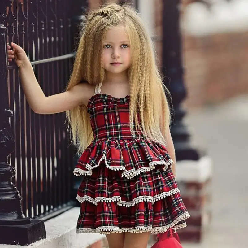 Платье для малышей из хлопка Vestido Infantil девочек лето 2019 новый стиль модная одежда