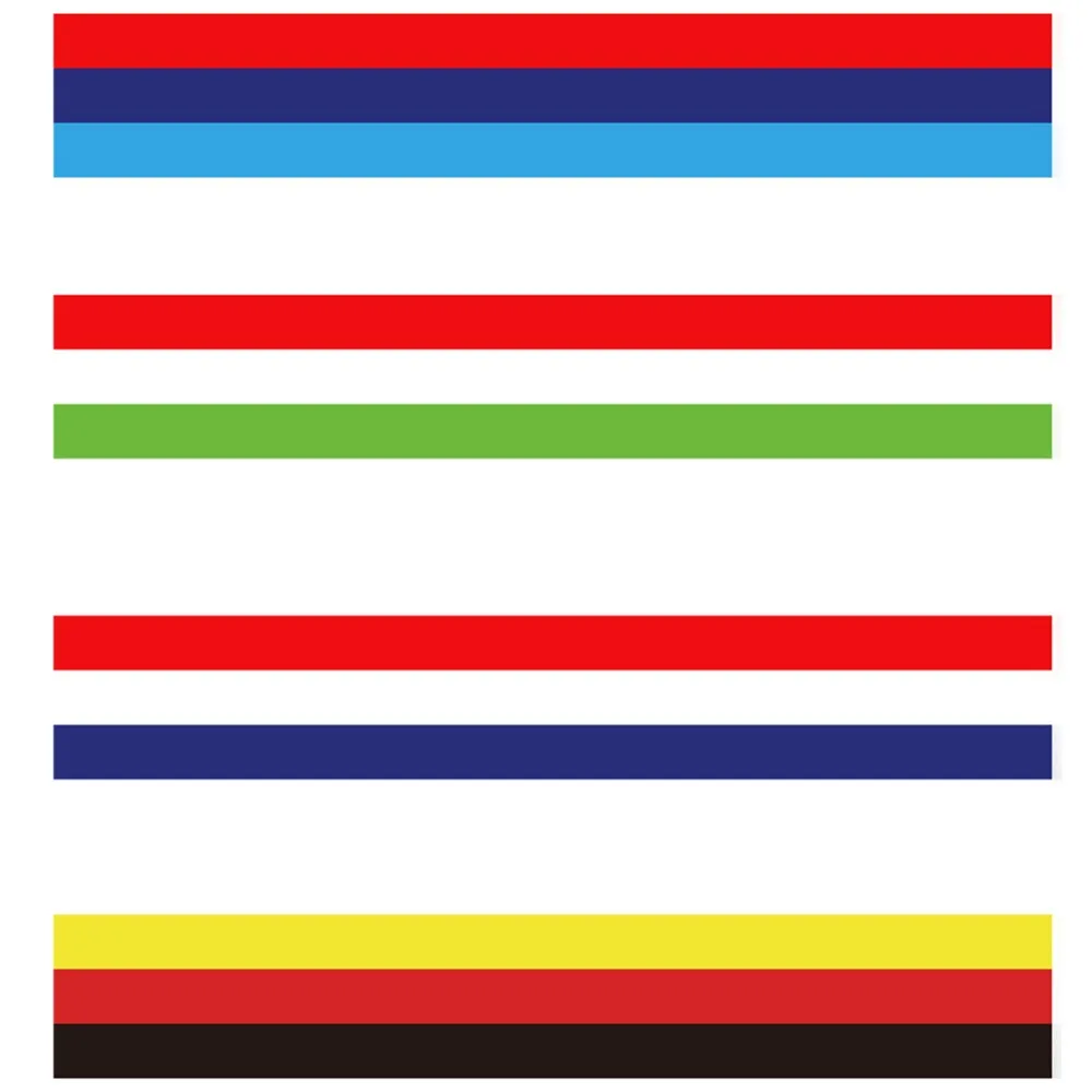 Autocollant Drapeau Italie traits 2/ uds.