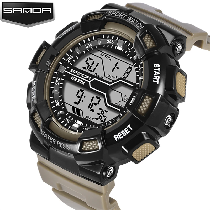 

2018 Hot Brand Mens Sports Watches LED Digital Clock Waterproof G Style Shock Military Army Wristwatch Reloj Hombre Dropshipping