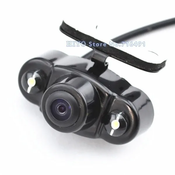 

2Pcs/lot Parking Assistance System Universal HD CMOS 2 LED Night Vision Car Rear View Camera Backup side 170 degree waterproof