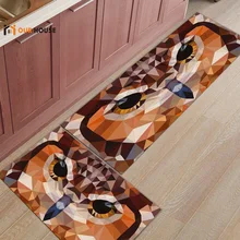 Ourhouse абстрактный геометрический дизайн сова под домашним питомцем миска для воды еды коврики для входного пути аксессуары для ванной набор грязи