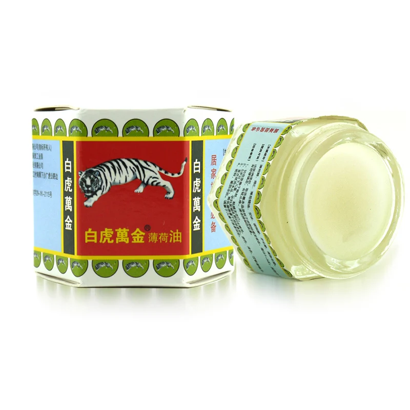 

Tiger Balm White Ointment Insect Bites Extra Strength Pain Muscle Relieving Arthritis Joint Body Pain Thailand Painkiller