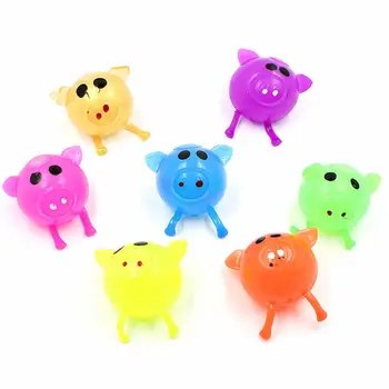 

Stress Relief Squeeze Toy Water Ball Splat Ball Pig Gag Joke Kid Toy