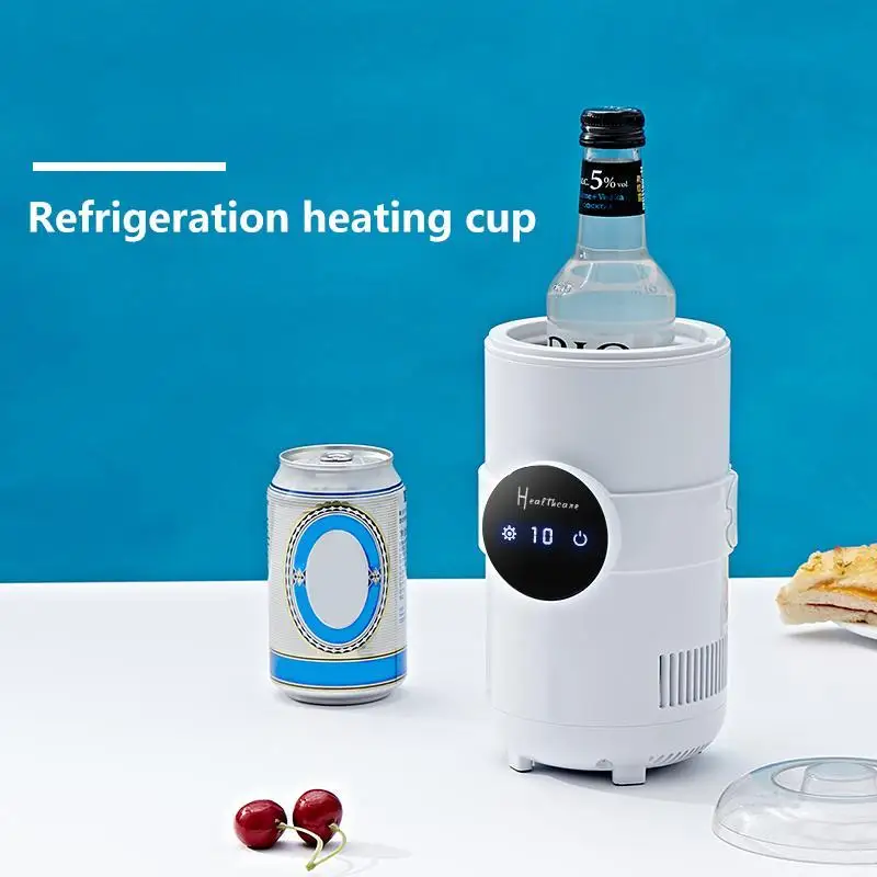 

500ml Electric Refrigerator Instant Cooling Cups Fridge Cooler Heating Mug Adjustable Temperature LED Digital Display
