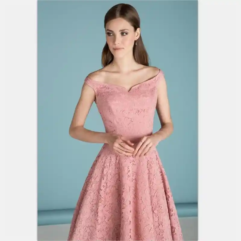 hot pink frill dress