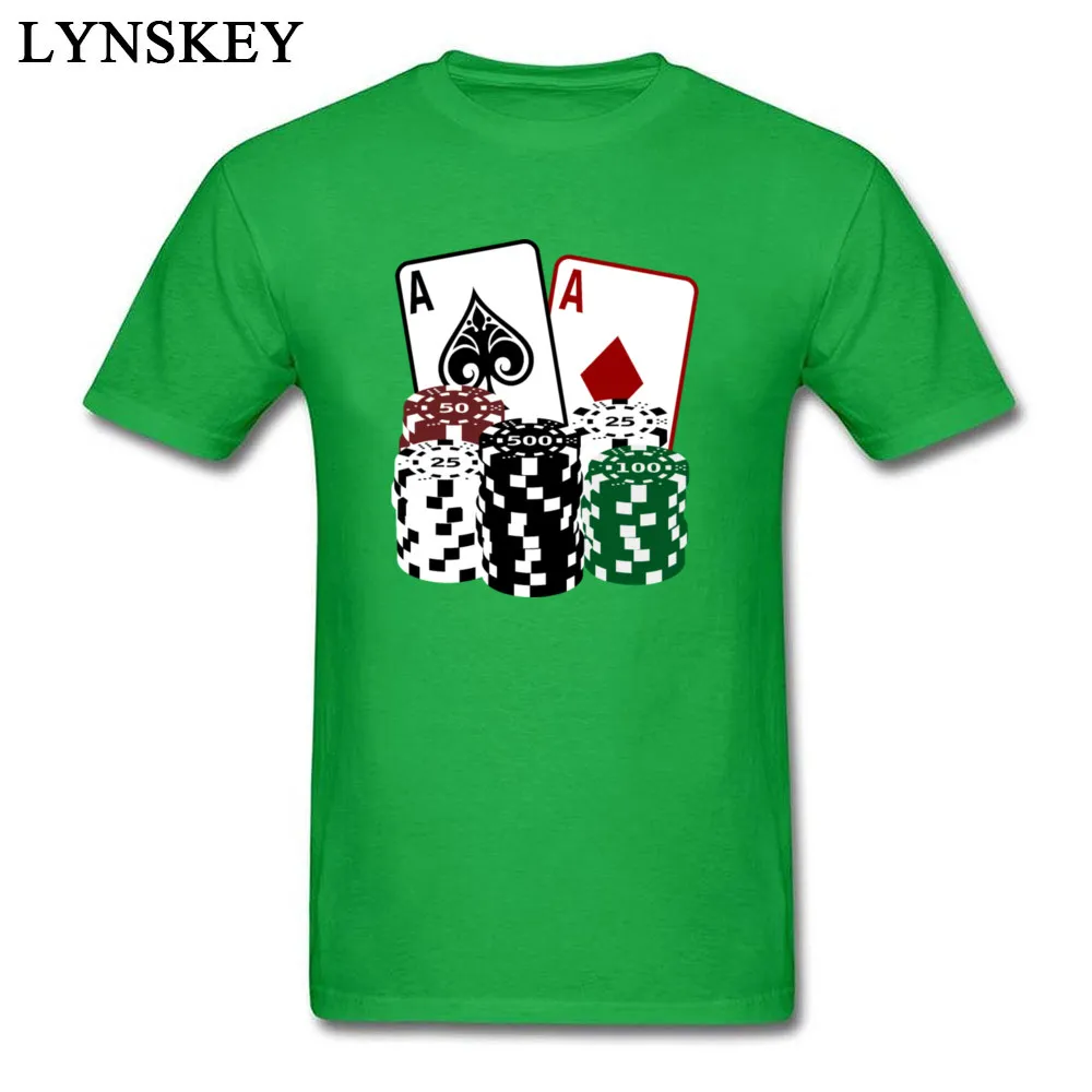 Poker Cards with Chips_green