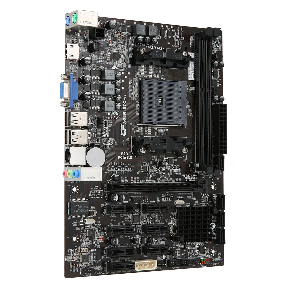 

Colorful C.A68M-BTC YV14 Motherboard Mainboard Systemboard for AMD A68 SATA3.0 ATX Mainboard Main Board for Miner Mining Desktop