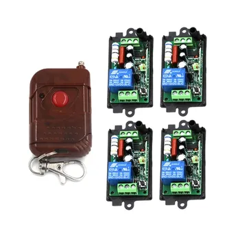 

AC110V 220V 1CH 10A Relay RF Wireless Remote Control Switch Remote Switch System Transmitter & Receivers 315Mhz SKU: 5199