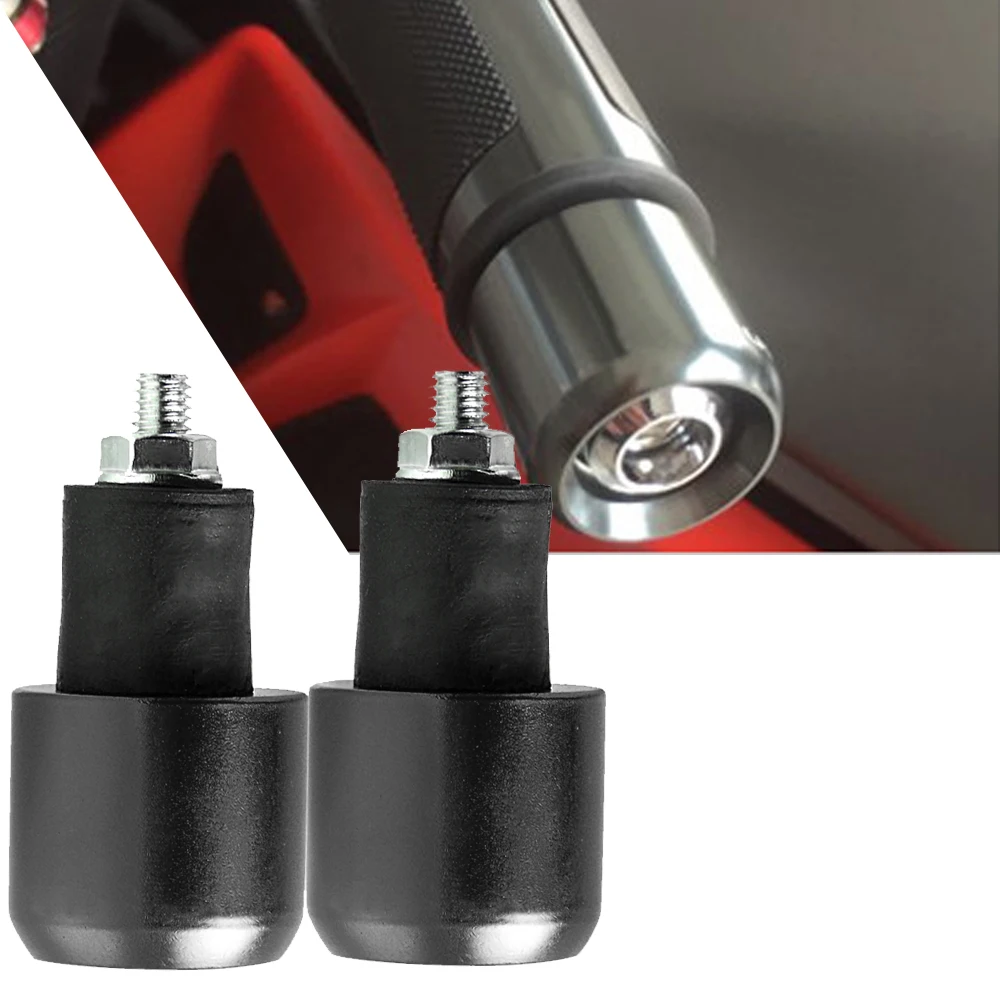

22mm Universal Motorcycle Hand Bar Ends Handlebar Gear Balanced Plug Slider End Grips Cap For Honda Hornet 900 Hornet 600