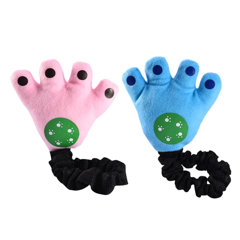 Plush Pet Dog Puppy Toy Palm Shaped Dog Toy Teetherin Dog Toys from