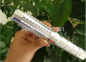 

AAA High Powered Military Green Laser Pointer 500W 5000000m LAZER Flashlights 532nm light Burning Match,Burn cigarettes+5 caps