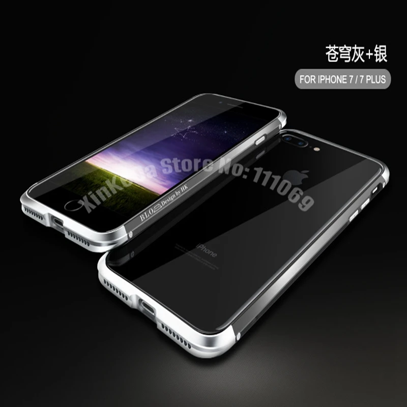 Bumper para Iphone Botão para Iphone7 Ultrafino Aviação Aluminum 7 6 s Plus Prismatic Forma Quadro Metal Cover Bumper 20 Pcs Dhl 17 Prismatic Forma Quadro Metal Cover Botão para iPhone7 Bumper