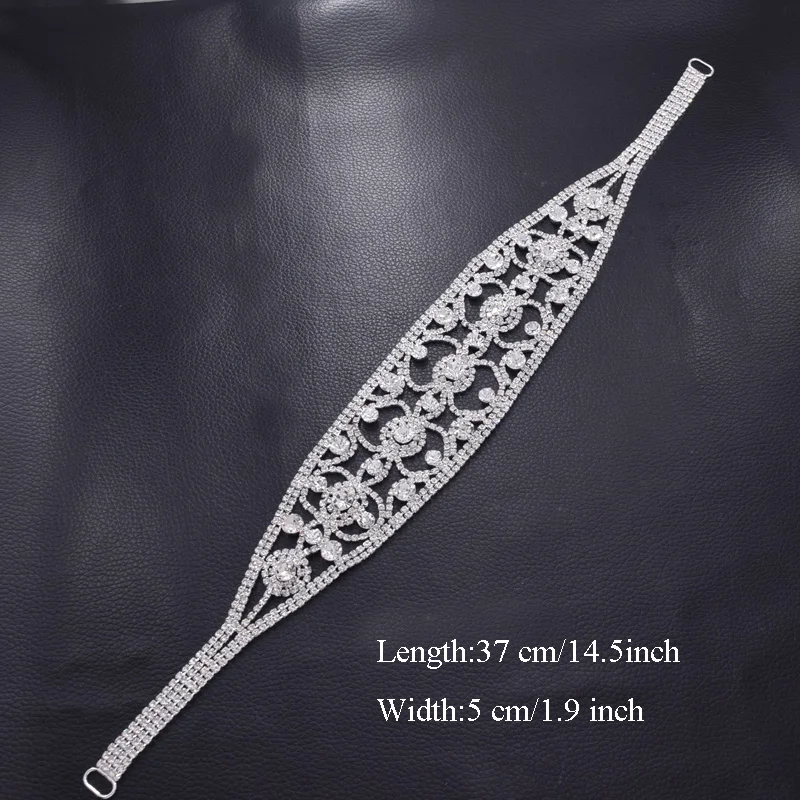womem dress belt with rhinestone lace  (6)