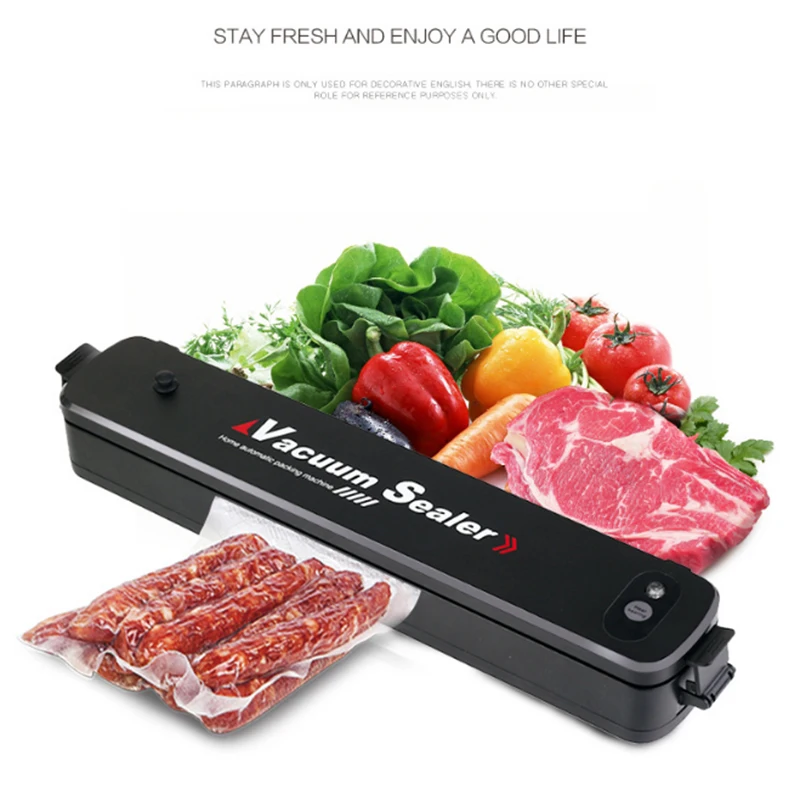 Electric Household Automatic Sealing Food Vacuum Sealer Kitchen Food Fruit Packaging Machine Home Vacuum Sealers EUUSUK Plug (4)