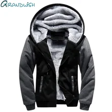 Grandwish, мужская зимняя куртка, парка, теплое ветрозащитное пальто, полиэстер, размер США 5XL, мужские куртки, campera hombre invierno, NA121