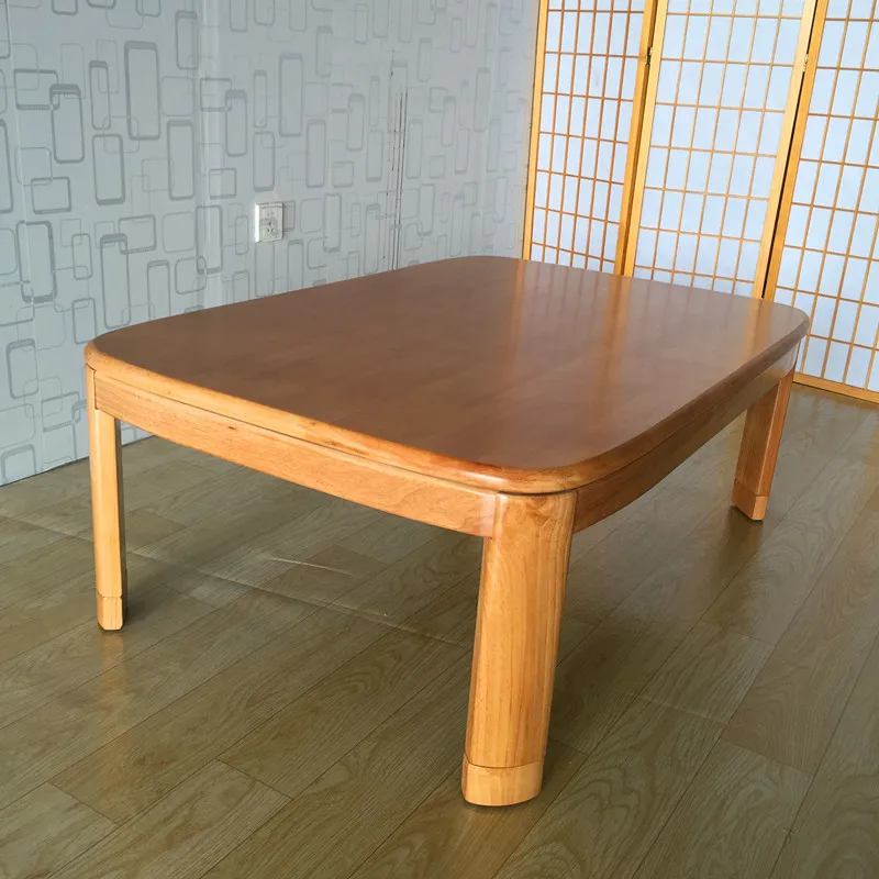 Japanese Kotatsu Coffee Table Rectangle 120cm Natural Finish Living Room Furniture Foot Warmer Heated Low Floor Table Wooden Japanese Kotatsu Coffee Table Rectangle 120cm Natural Finish Living Room Furniture Foot Warmer Heated Low Floor Table Wooden