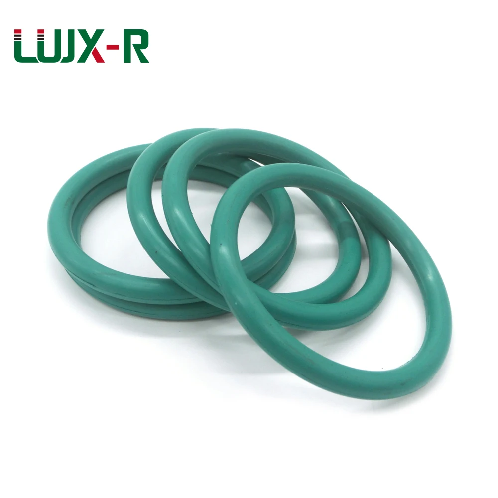 10pcs Heat Oil Resistant 1mm FKM Fluorine O-Ring Rubber Sealing Ring O.D 3-32mm