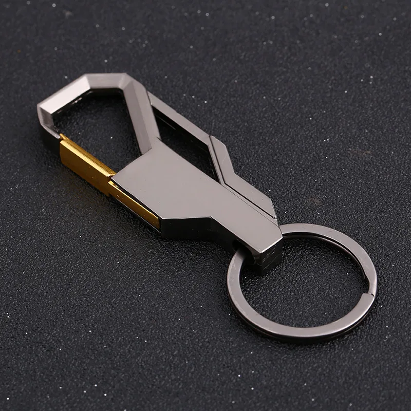 Car key ring Folding key buckle Key belt buckle Key chain Stainless